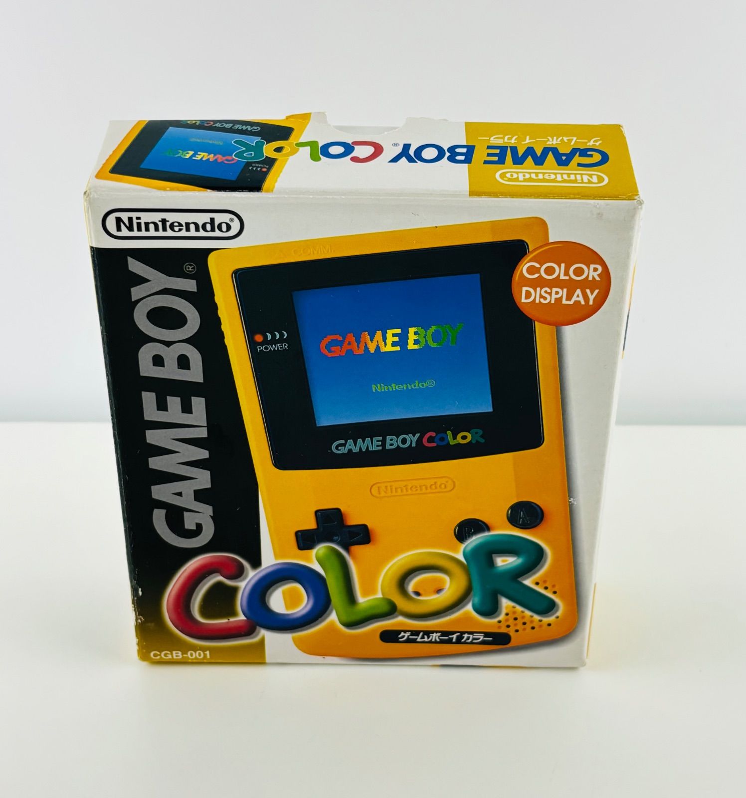 ゲームボーイ CGB-001 本体 イエロー ニンテンドー GAMEBOY COLOR 動作 済み