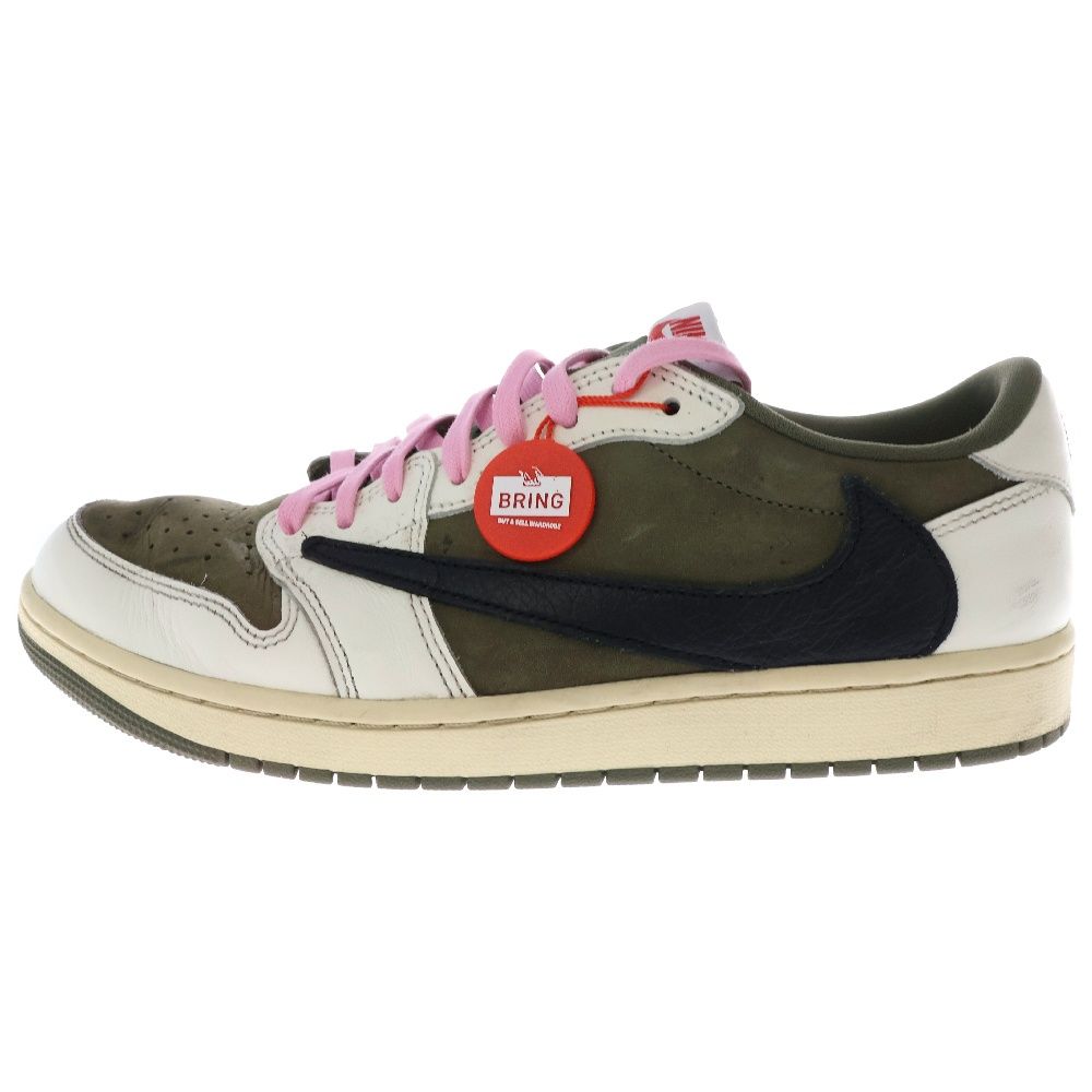 NIKE (ナイキ) ×TRAVIS SCOTT AIR JORDAN 1 LOW OG REVERSE OLIVE  