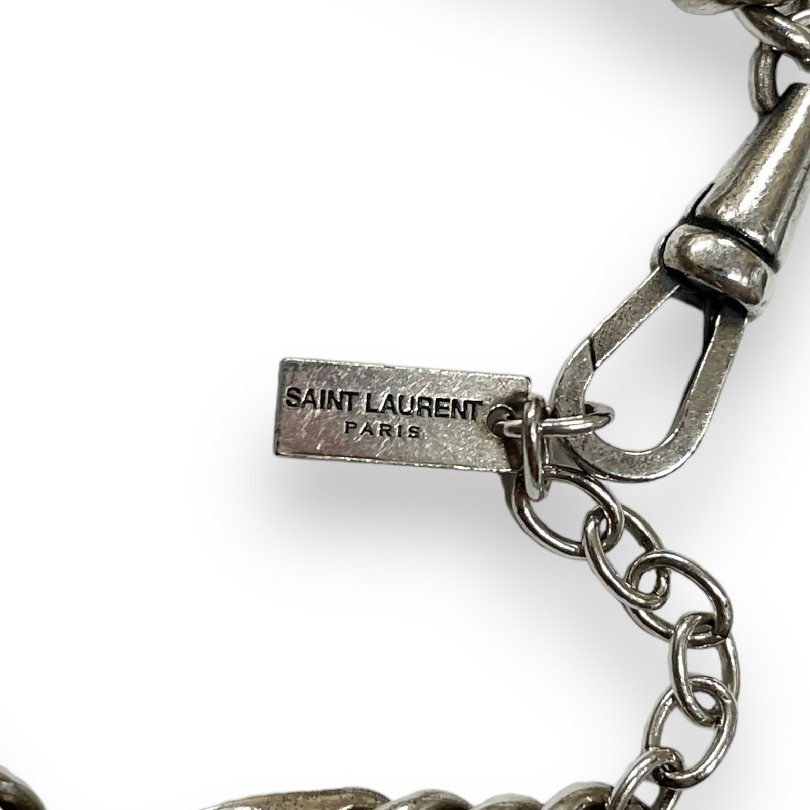SAINT LAURENT ブレスレット 定価49500円 SAINT LAURENT スクロール チェーン ブレスレット サン