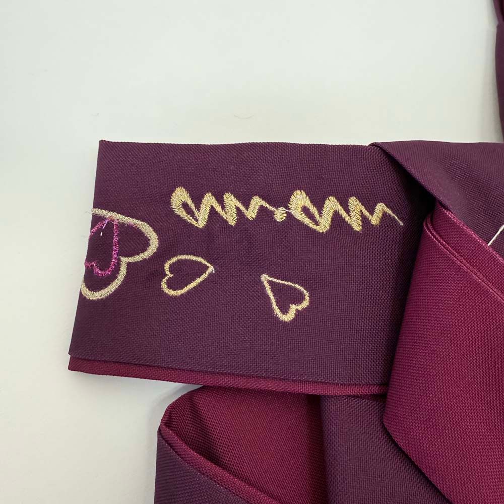 袴 2L size 紐下丈98cm 行灯袴 卒業袴 女性用袴 anan ぼかし 刺繍 エンジ ピンク 中古 4731 袴 2L size 紐下丈98cm 行灯袴 卒業袴 女性用袴 anan ぼかし 刺繍
