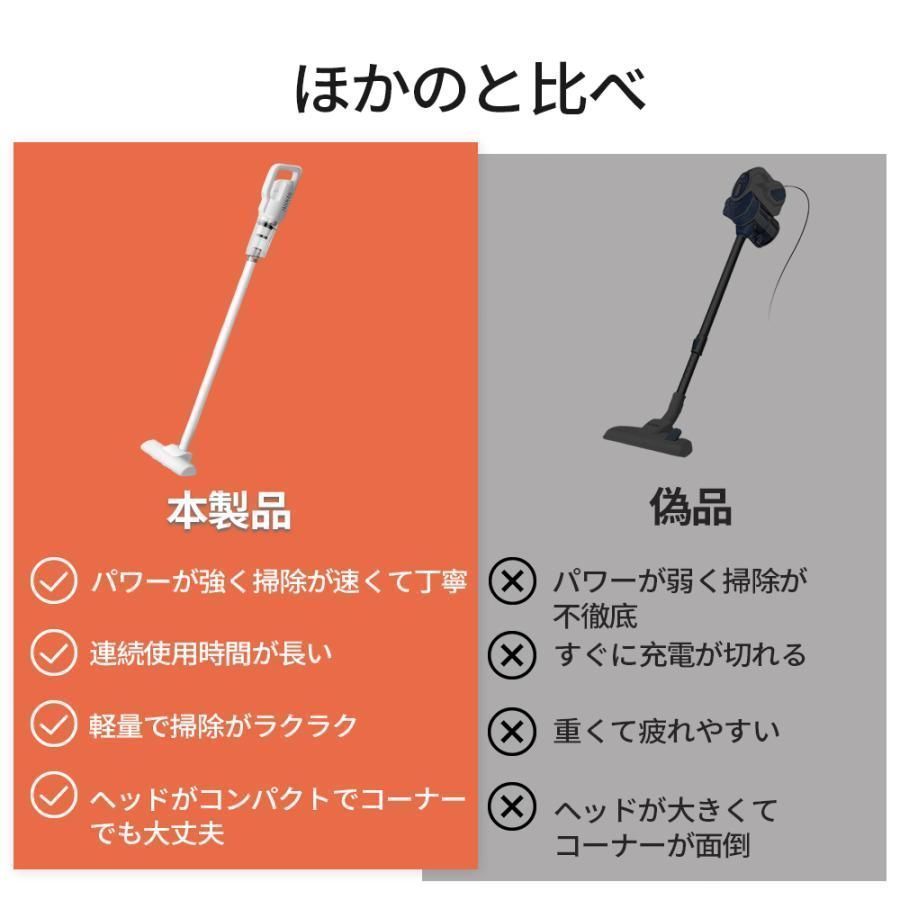 掃除機 コードレス 28000pa 強力 サイクロン スティック型 ハンディクリーナー 軽量 小型 省エネ 吸引力 コンパクト スティッククリーナー WWW_KANDAIZUMI_COM