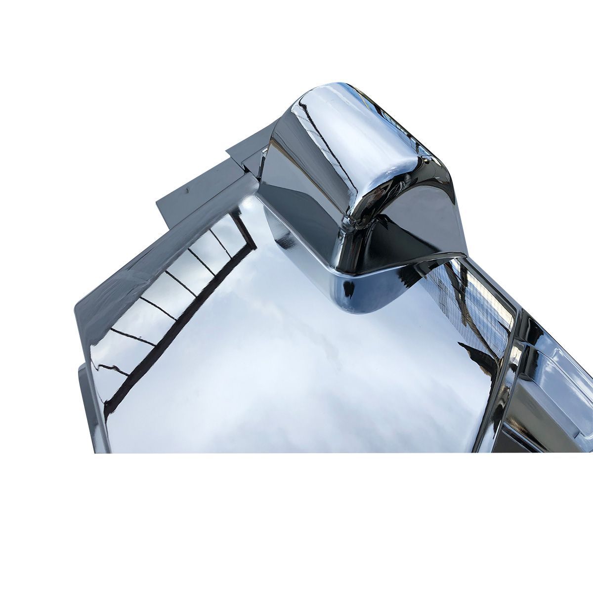 いすゞ 07エルフ ハイキャブ メッキ フロント バンパー + ガーニッシュ