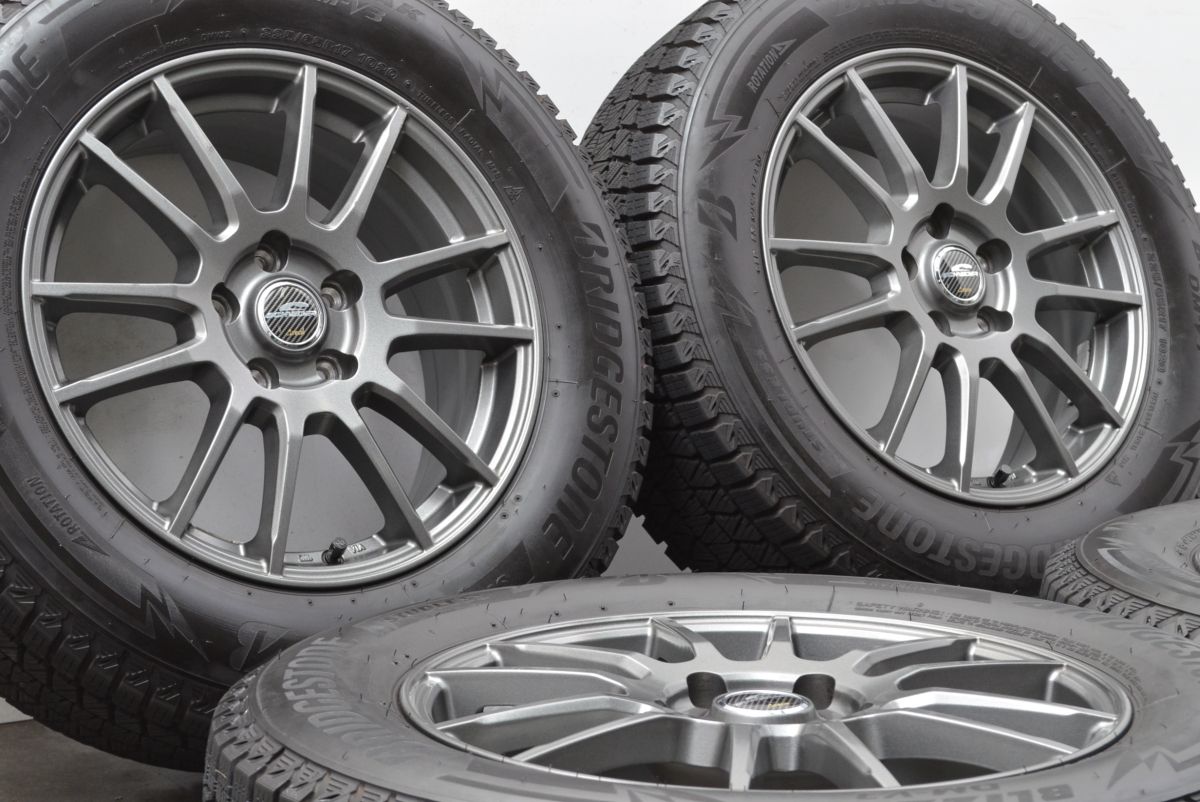 4/4☆8分山☆ブリザック 225/65R17 CX-5 CX-8 4/4