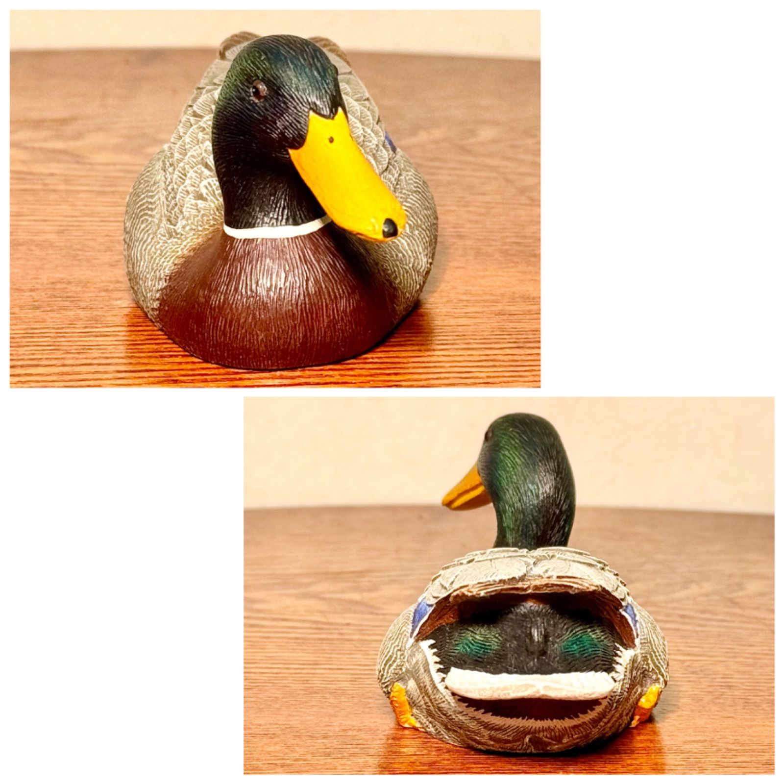 ◉HERITAGE DECOYS／ヘリテージ デコイ◉J.B.GARTON◉Mallard◉マガモ◉カナダ製◉置き物◉インテリア◉鴨◉かも◉ -  メルカリ