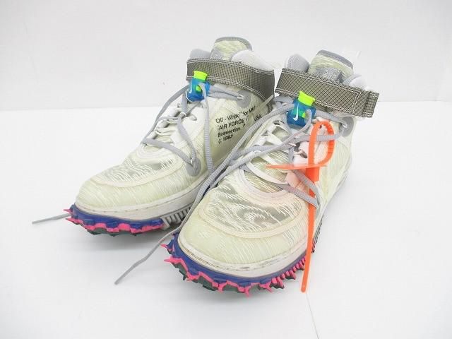 ナイキ NIKE OFF-WHITE オフホワイト エアフォース1 ミッド ホワイト DO6290-100 27.5cm ホワイト メンズ