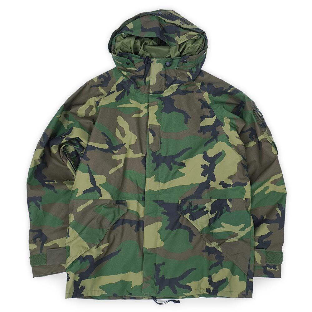 米軍実物 US.Armed Forces 00s 2000年代 ECWCS GORE-TEX ゴアテックスパーカー USA 迷彩 古着 メンズ ジャケット ウッドランドカモ LARGE-REGULAR