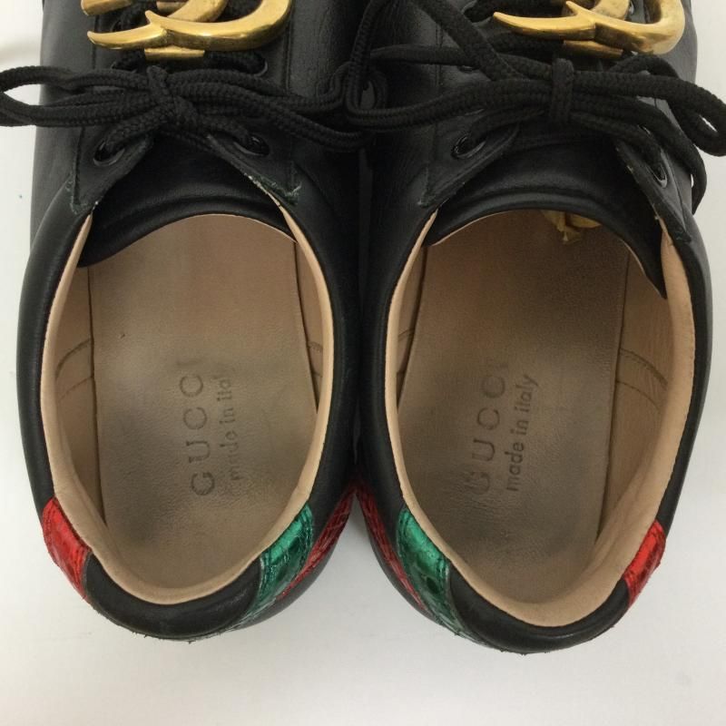 GUCCI グッチCGマーモント ローカット レザースニーカー CG金具 