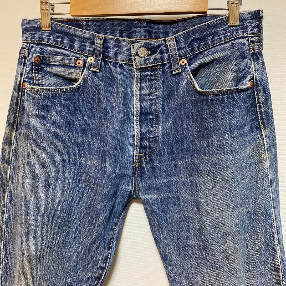 リーバイス Levi's501 W32L34 エジプト製 ジーンズ デニム ブルー