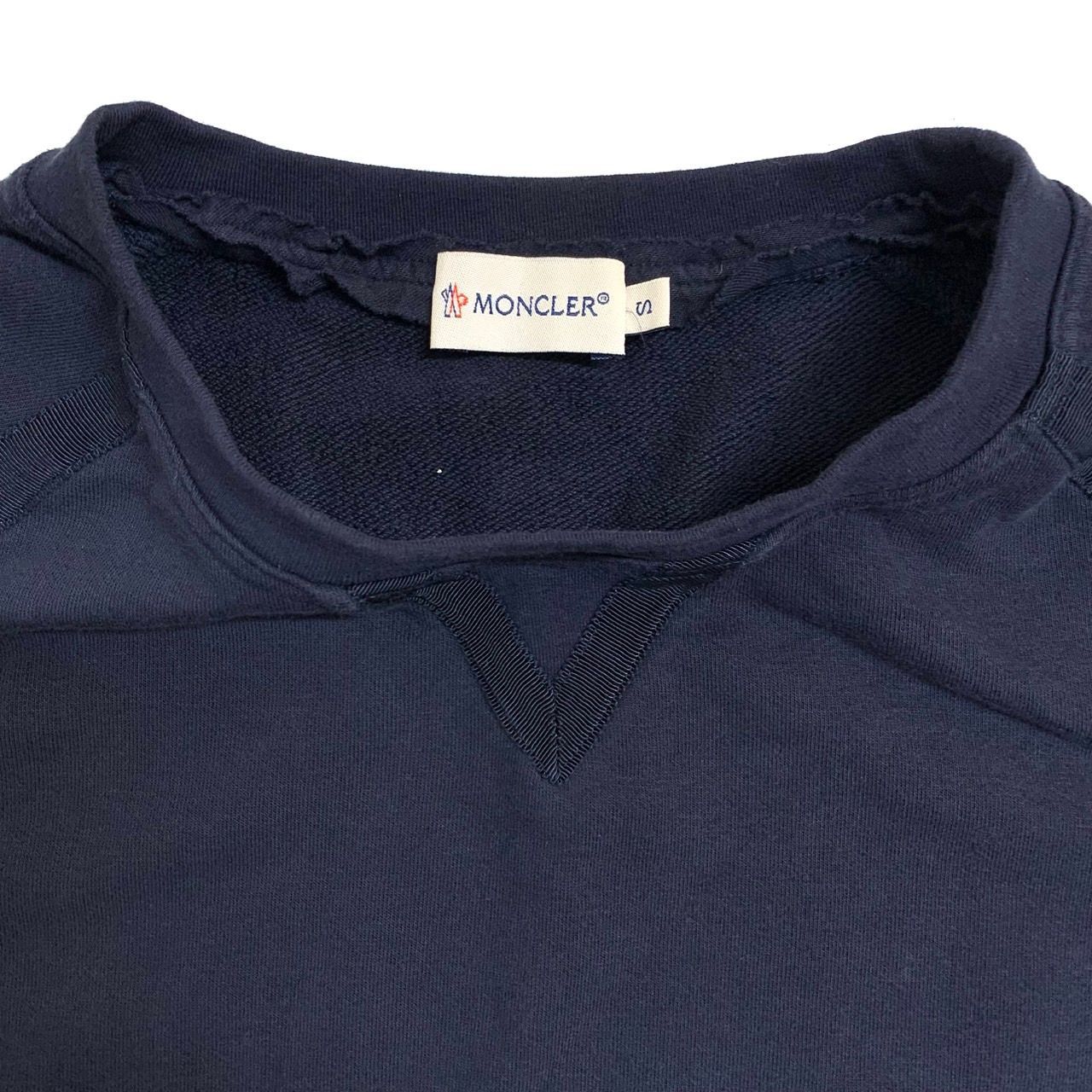 MONCLER モンクレール|半袖カットソー|薄手スウェット|XS|ネイビー