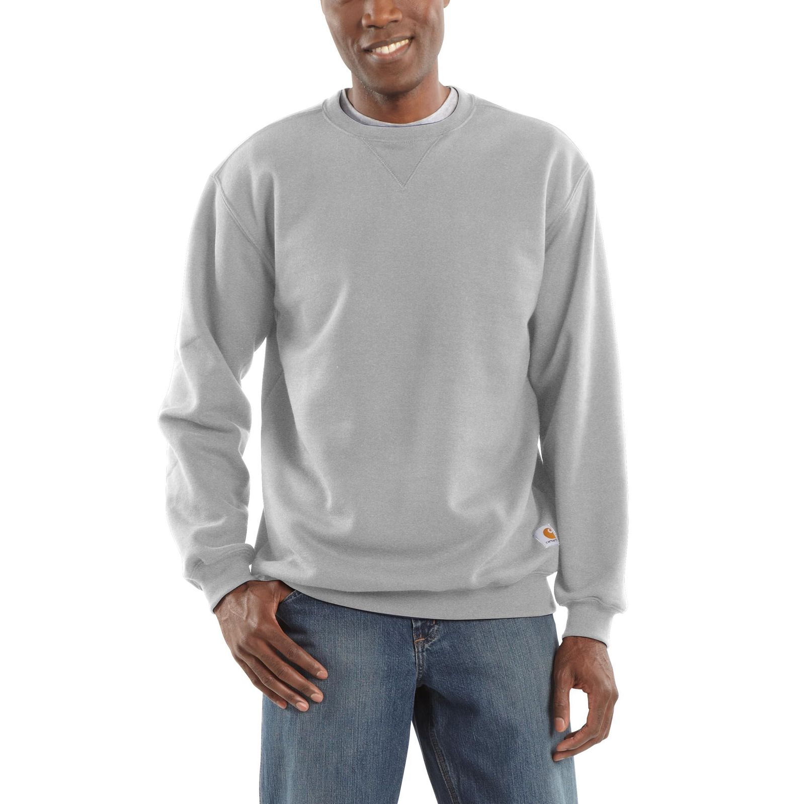 Carhartt Midweight CREWNECK SWEAT HEATHER GREY M [ヘザーグレー] [M]