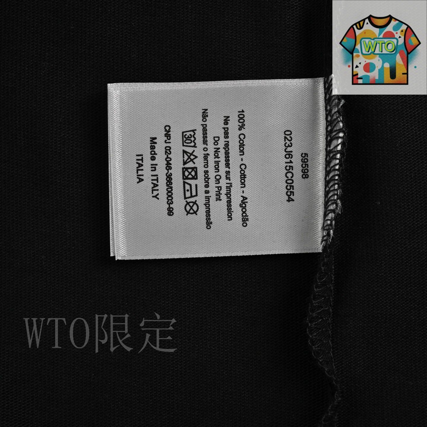 今日特価】Dior ディオール 25ss ハロープリント半袖 T シャツ-1