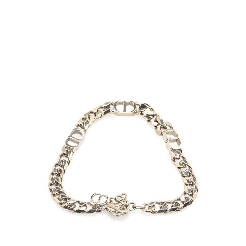 ディオール ロゴ シルバー メタル レディース Dior【222-16735】