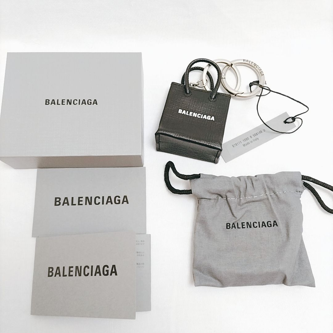 BALENCIAGA MINI SHOPPINGBAG キーリング　バレンシアガ BALENCIAGA MINI SHOPPINGBAG キーリングバレンシアガ