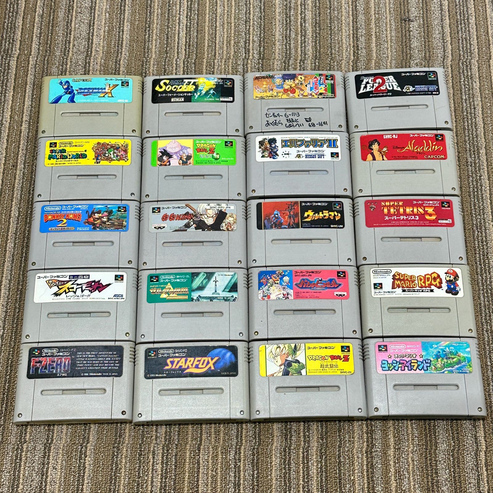 さ*さ様 ジャンクスーパーファミコンソフト他色々セットまとめて レア！スーパーファミコンソフト セット 19本 ジャンク扱い