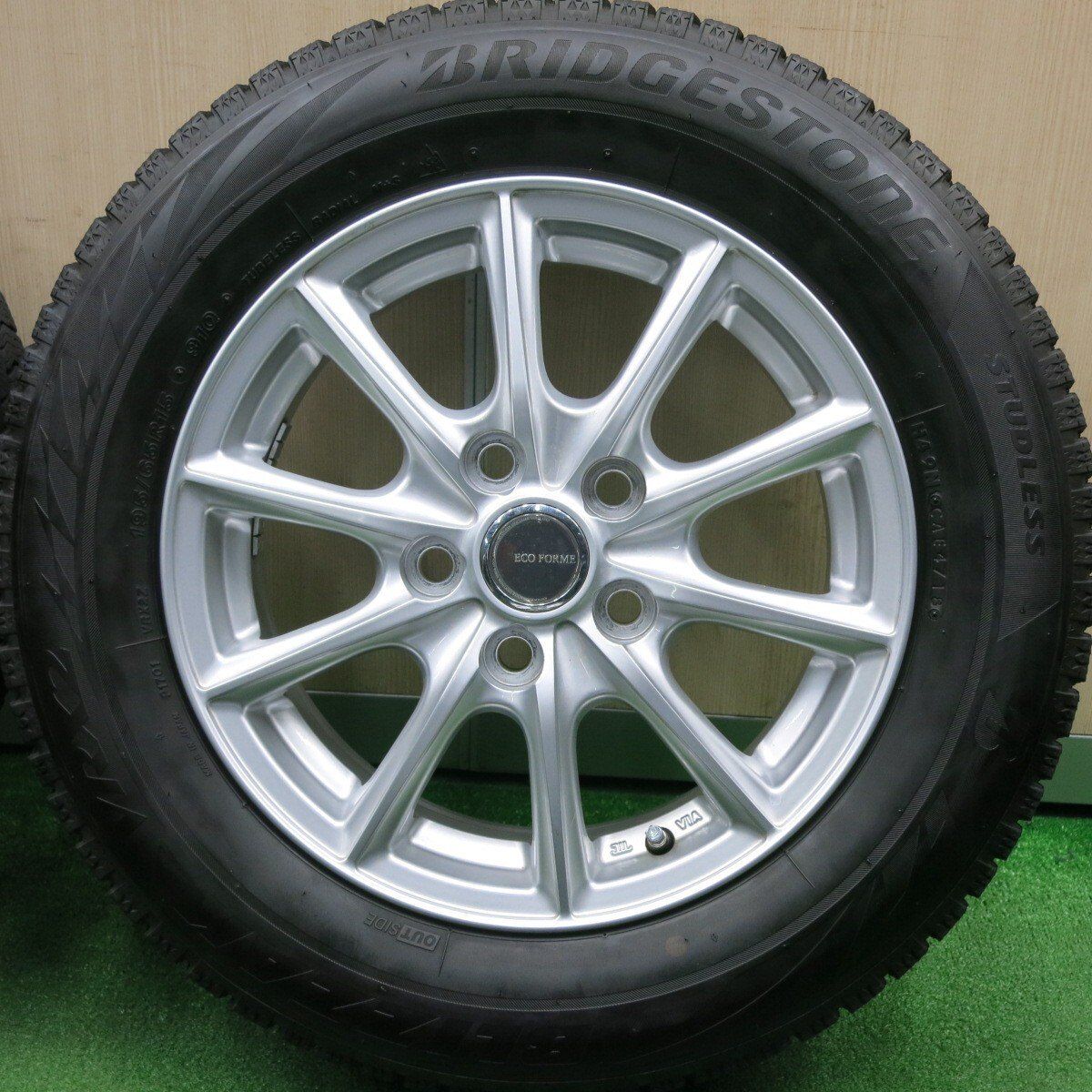 195/65r15 VRX2 2020年　スタッドレス　冬タイヤ　4本 バリ山 BRIDGESTONE ブリヂストン ブリジストン VRX2 195⁄65R15