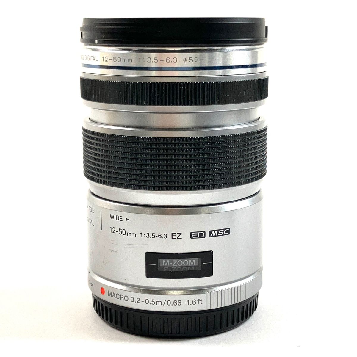 オリンパス OLYMPUS M.ZUIKO DIGITAL ED 12-50mm F3.5-6.3 EZ シルバー 一眼カメラ用レンズ オートフォーカス
