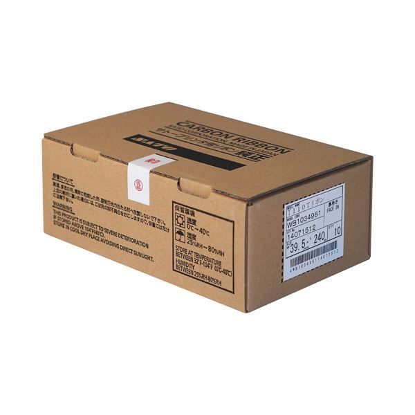 サトー バートロリボン T110T39.5mm×240m 裏巻 WB1034961 1箱 10巻