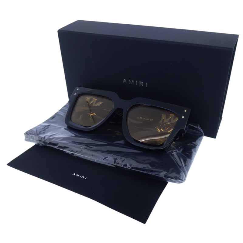 アミリ|AMIRI CLASSIC MA SUNGLASSES サイドロゴデザイン サングラス ブラック サイズ ユニセックス59?18