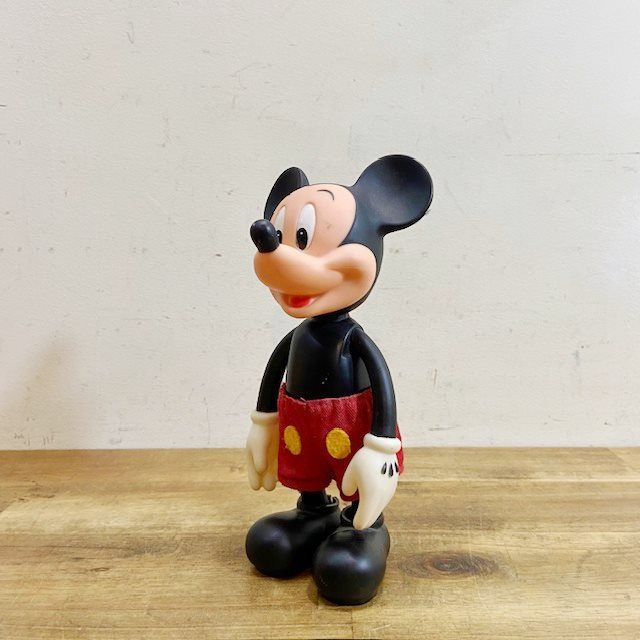 ミッキーマウス　ヴィンテージ　 フィギュア　ディズニー　アンティーク ミッキーマウス 魔法使い 陶器 フィギュア ミッキー 魔法