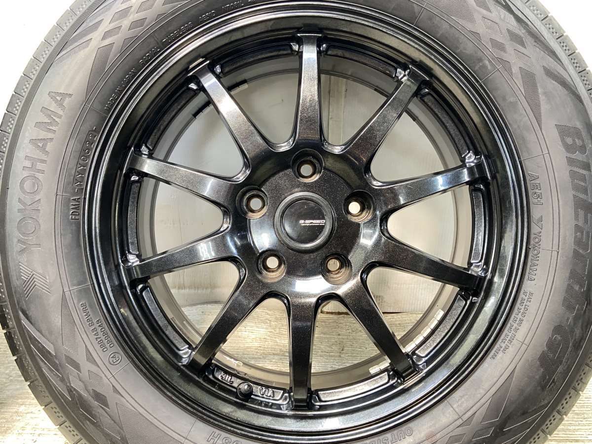 205/65R16 ヨコハマ ブルーアース GT AE51 G-SPEED 16x6.5 38 114.3-5