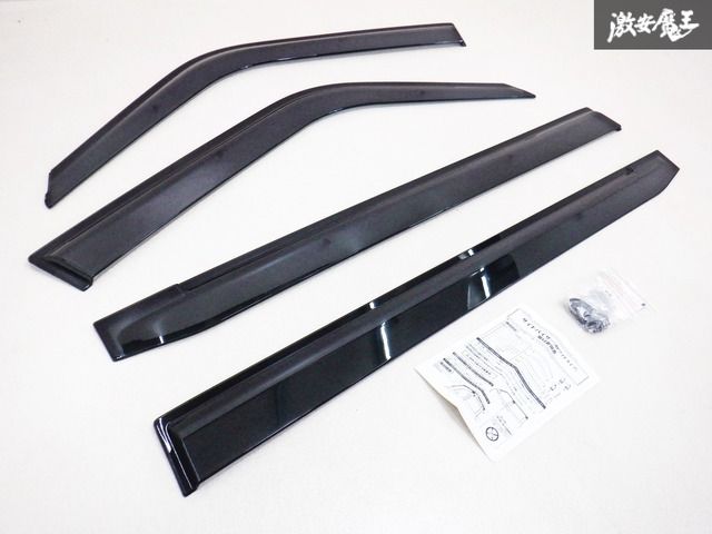 【 新品 未使用 】  社外 メーカー不明 ZWR90W ZWR95W 90 ノア ヴォクシー サイドバイザー ドアバイザー 雨よけ 1台分 VA-T037WXJ 即納 棚