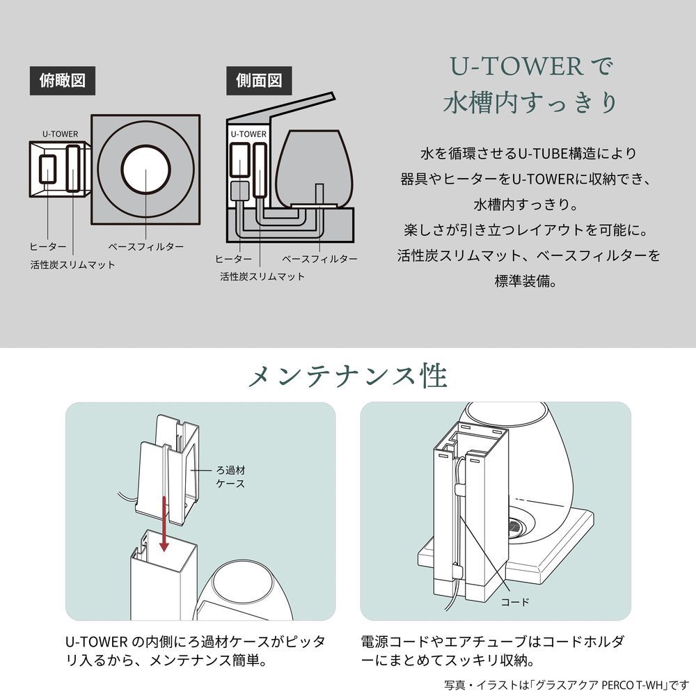オールインワン水槽ペルコ