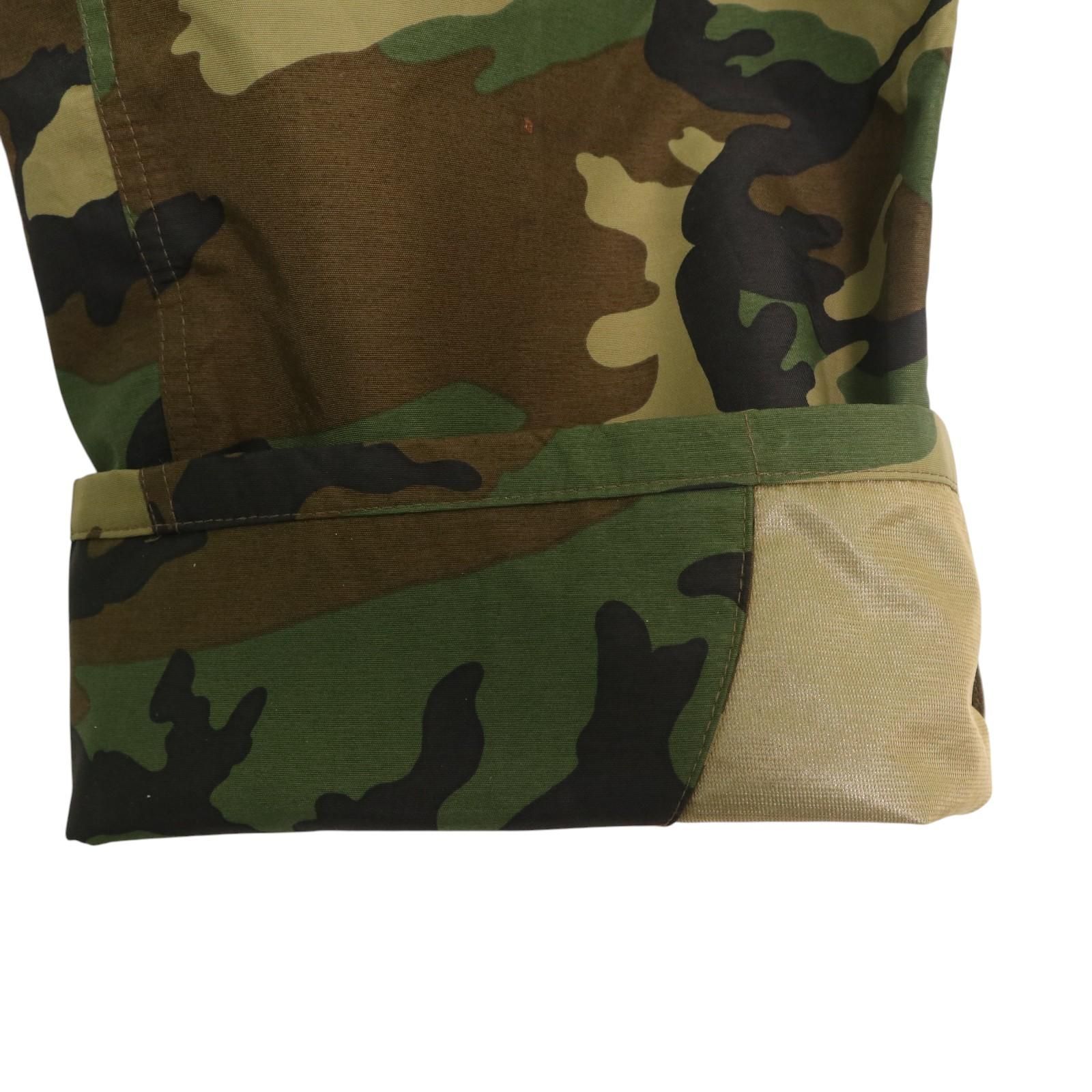 90年代 イタリア軍 ウォータープルーフ フィールドパンツ ユーロ ミリタリー 迷彩 グリーン (メンズ XL) 中古 古着 A4242 90年代 イタリア軍 ウォータープルーフ フィールドパンツ ユーロ