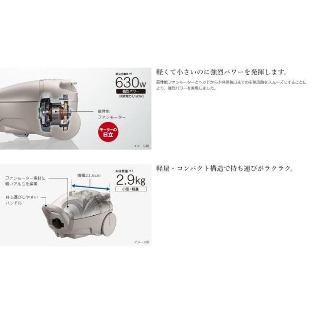 HITACHI CV-KP300G 掃除機 紙パック クリーナー 日本製 コムギ HITACHI