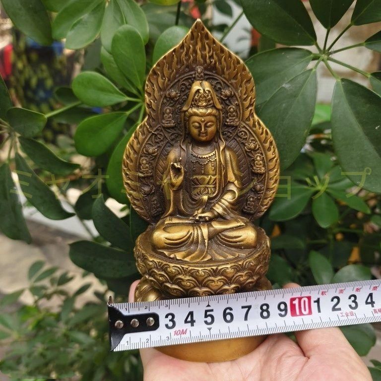 地蔵 菩薩 観音 銅製 仏像 彫刻 置物 開運 風水 - メルカリ