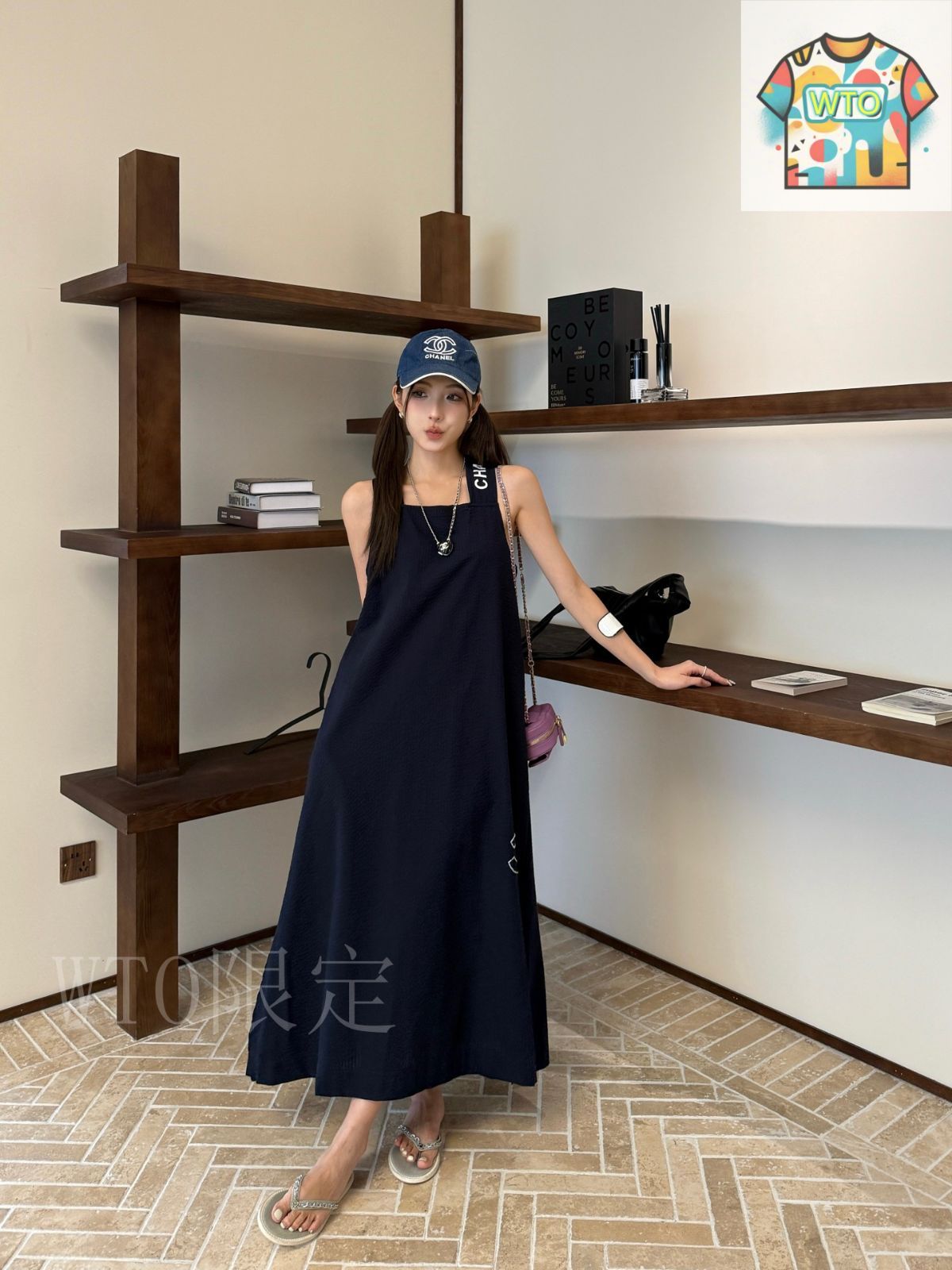 【2025正規激安】 今日特価】Chanel 新款 メルカリ - ヴィンテージ風ロングワンピース ワンピース