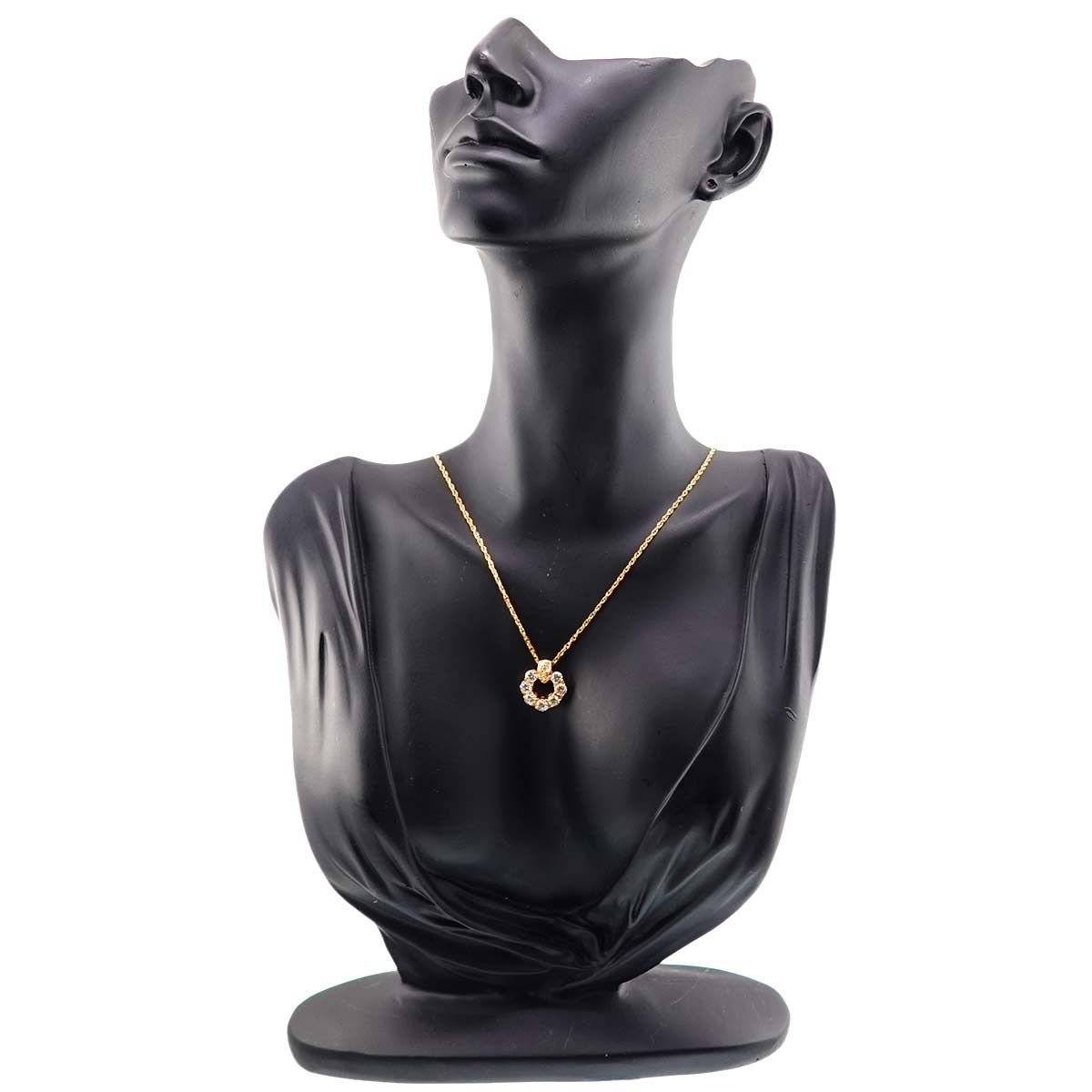 タサキ TASAKI ダイヤ 1.27ct ネックレス 42cm K18 YG 750 パール 田崎  