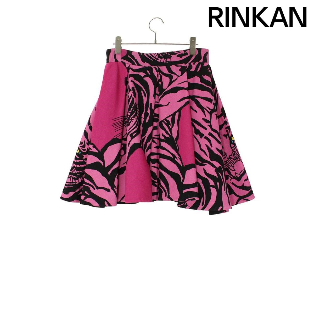 ヴァレンティノ QB3RA3W546B タイガープリーツスカート レディース 38  