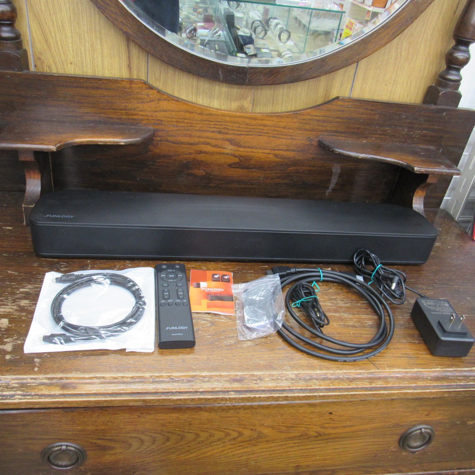 FUNLOGY FLDH6 Soundbar スピーカー|サウンドバー VGP2025受賞 | Bluetooth対応|テレビ用|スマホ|ワイヤレス|ホームシアター|ARC|HDMI ケーブル付属 エキスパート藤沢辻堂店