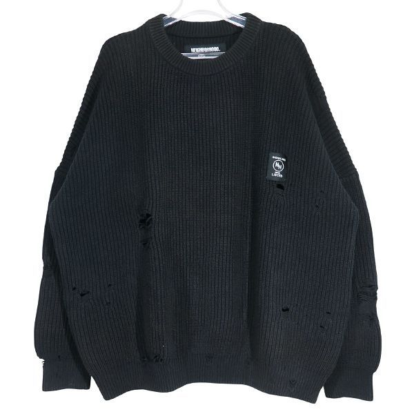 NEIGHBORHOOD ネイバーフッド 20SS SAVAGE.CREW/CA-KNIT.LS 201FUNH