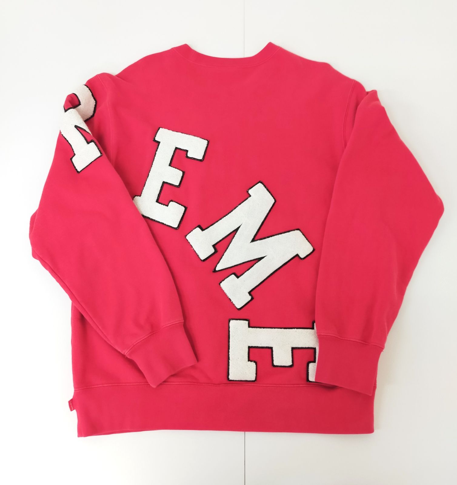 Supreme Big Arc Crewneck 赤　L Louis Vuitton x Supreme LV x Supreme New Men's Large Red Arc