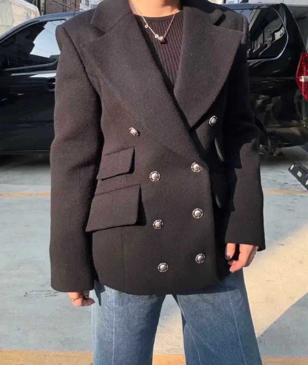 ラグジュアリー ウールダブルジャケット コート SIROKUMA-CORPORATION_COM