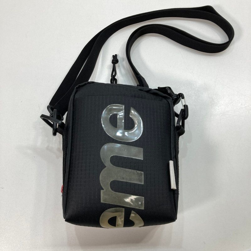 Supremeシュプリーム ネックポーチ ショルダーバック21SS ブラック Supreme SUPREME シュプリーム 21SS Neck Pouch クリアロゴ