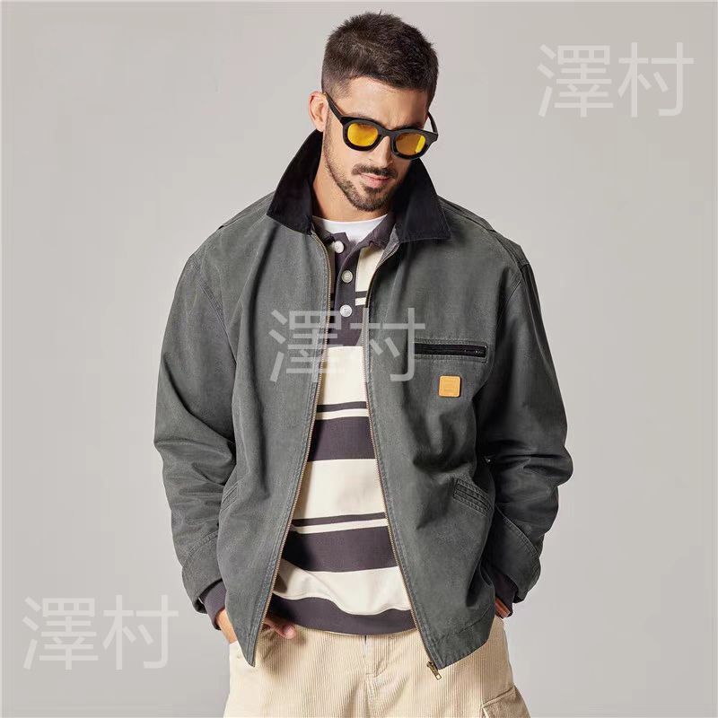 Carhartt J97デトロイトジャケット ダックジャケット Lサイズブラック Carhartt J97 デトロイトジャケット ダックジャケット 男女兼用