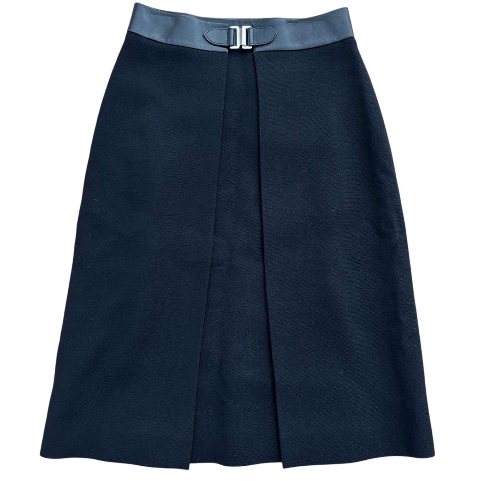 未使用 エルメス HERMES 23SS シルク ニット スカート タイト