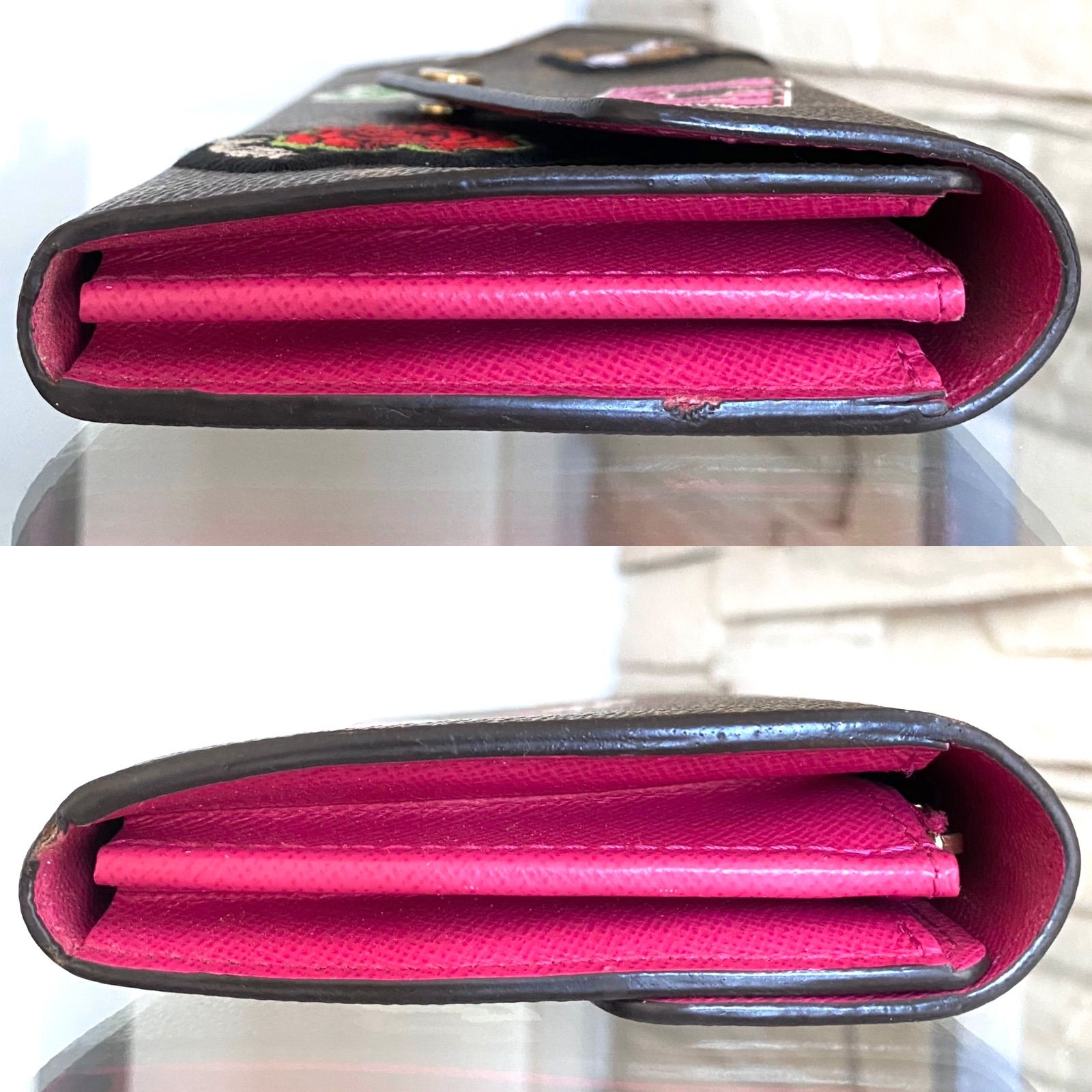 LOUIS VUITTON】ポルトフォイユ・サラ 長財布 パッチ LOUIS VUITTON】ポルトフォイユ・サラ 長財布 パッチ