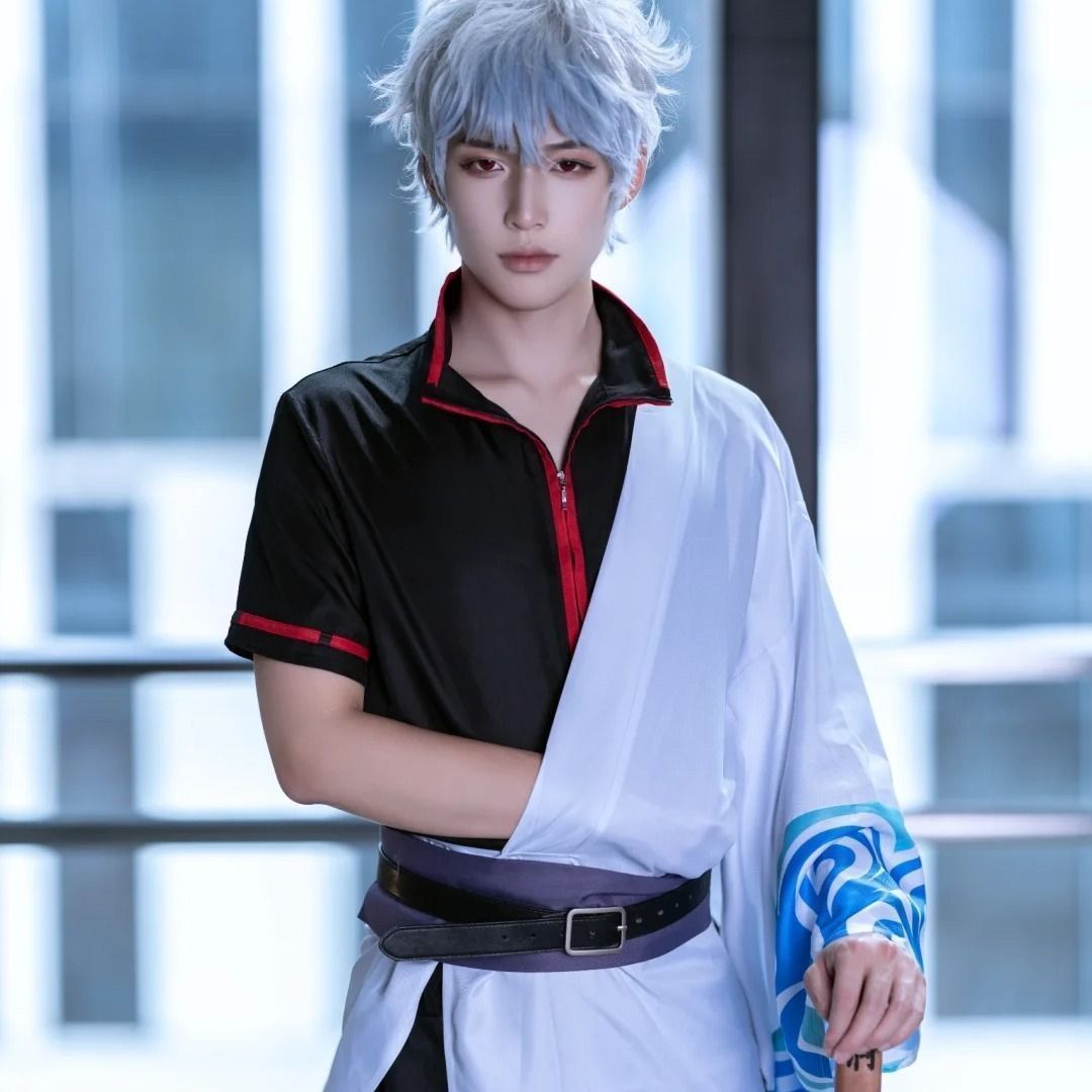 銀魂 坂田銀時 コスプレ衣装 フルセット アニメキャラクター完全再現 撮影会 舞台演出 仮装イベント ハロウィン 推し活