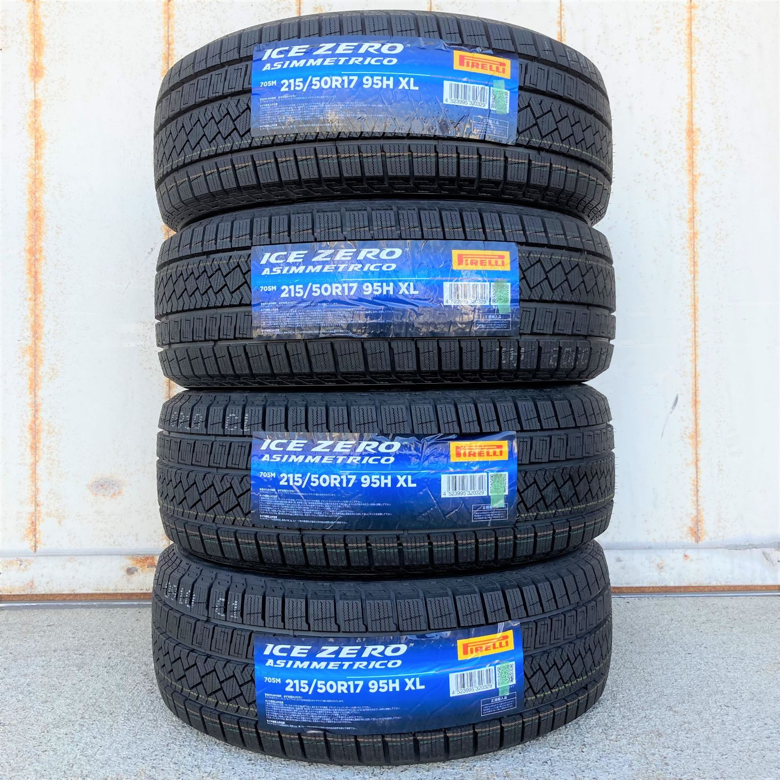 215/50R17 スタッドレス ４本セット 新品 PIRELLI ICE ZERO