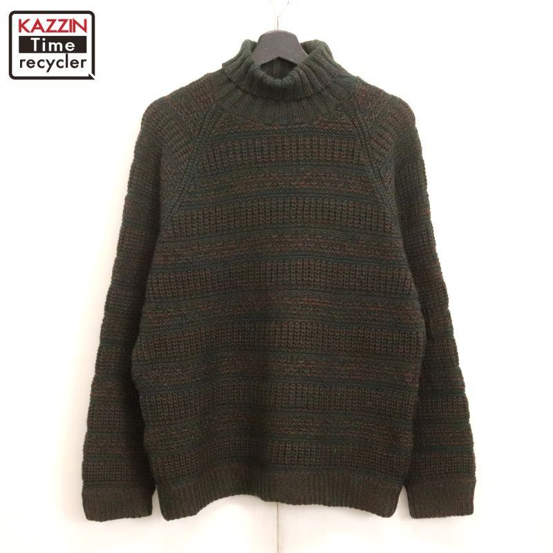 70s vintage Kambern タートルネック ニットセーター メンズ 表記Mサイズ