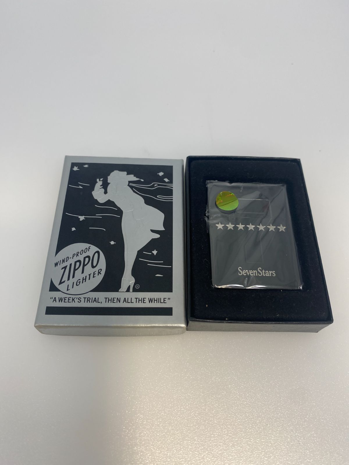 新品】セブンスター 漆黒 1935 モデル ZIPPO 復刻版 - メルカリ