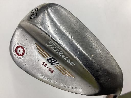 中古】 タイトリスト VOKEY SPIN MILLED(2009) 58°/08° ウェッジ