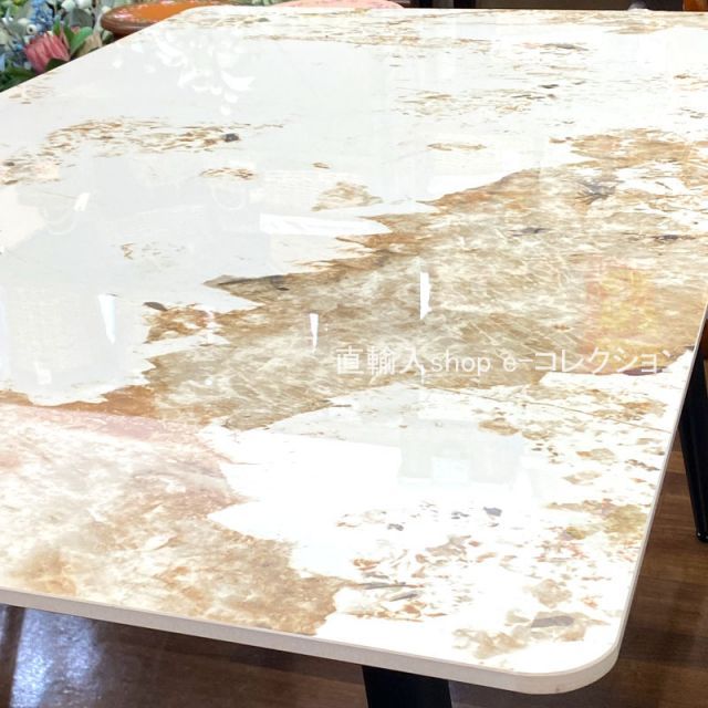 ☆秋のお買得セール中!☆ 大理石柄 セラミックテーブル ダイニング