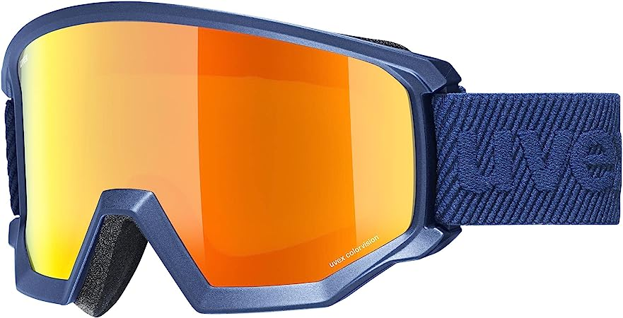 uvex(ウベックス) スキースノーボードゴーグル ユニセックス ハイコントラストミラー シングルレンズ メガネ使用可 athletic C
