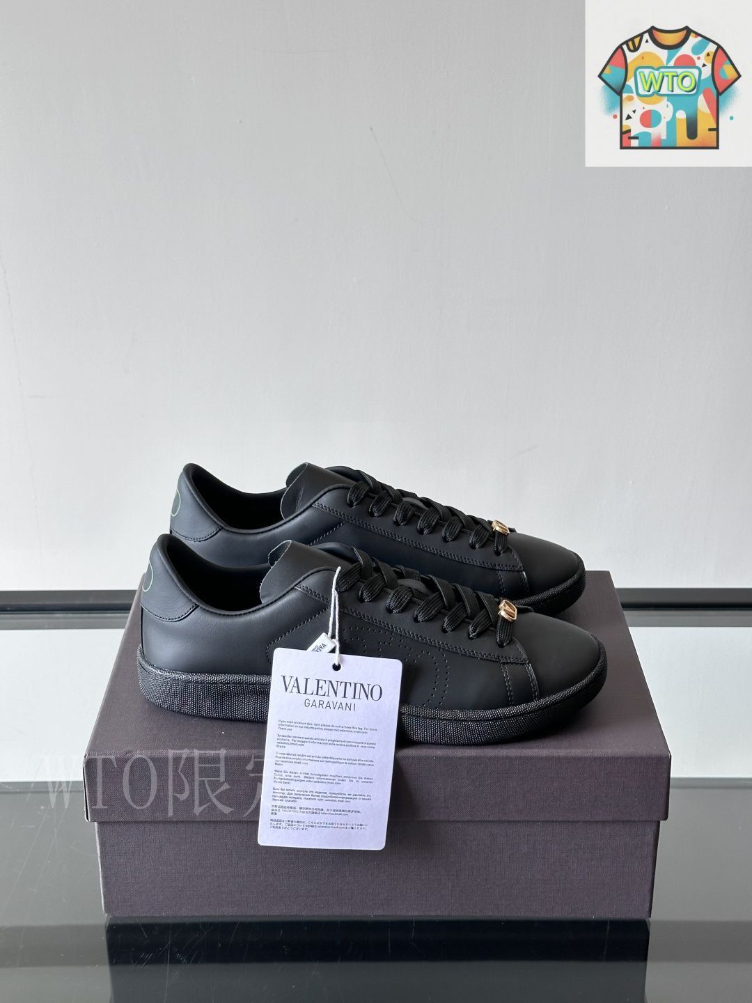 未使用 VALENTINO ヴァレンティノ レザーシューズ 42 プレーントゥ valentino garavani - 美品 ヴァレンティノ ガラヴァーニ