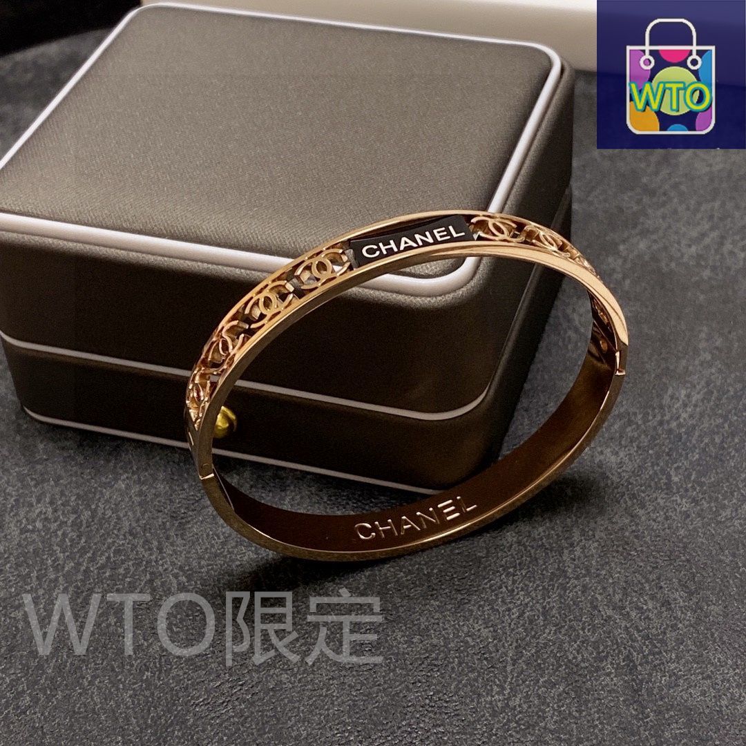 今日特価】Chanel シャネル オープンワーク メタリック