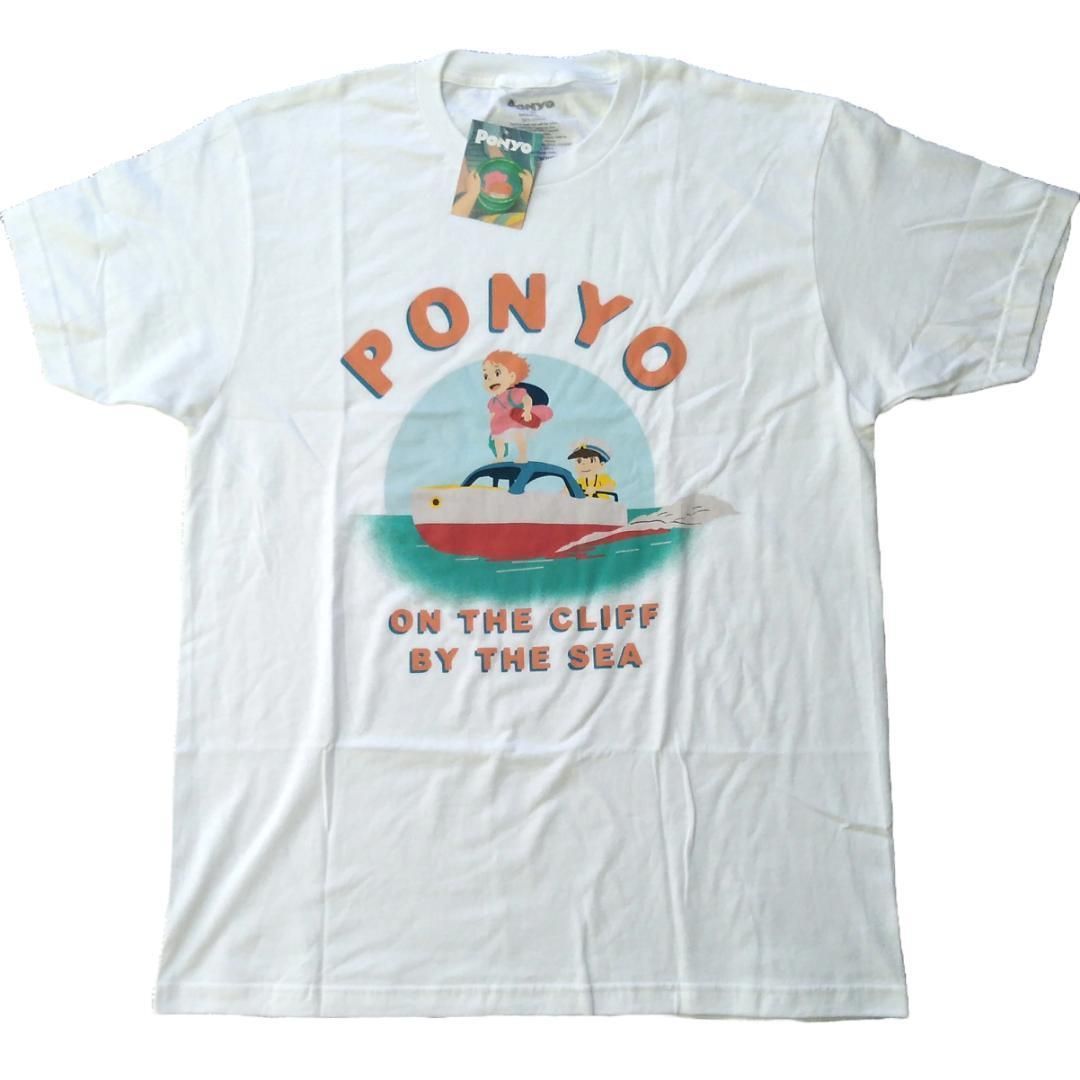 崖の上のポニョ Tシャツ XL 白 ムービーT アニメT ジブリ 新品